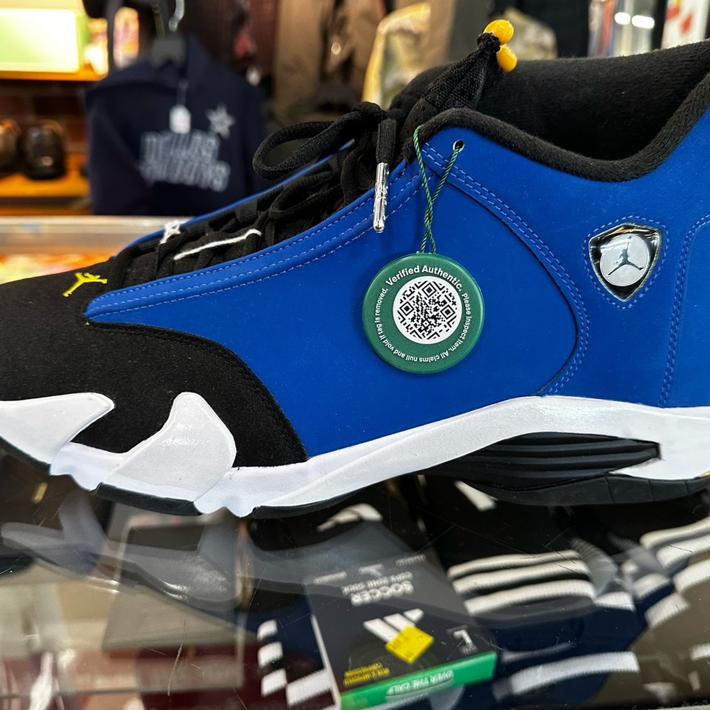 Air Jordan 14 Retro Hyper Royal Blue White OG – Men’s Size Authentic Size 13
